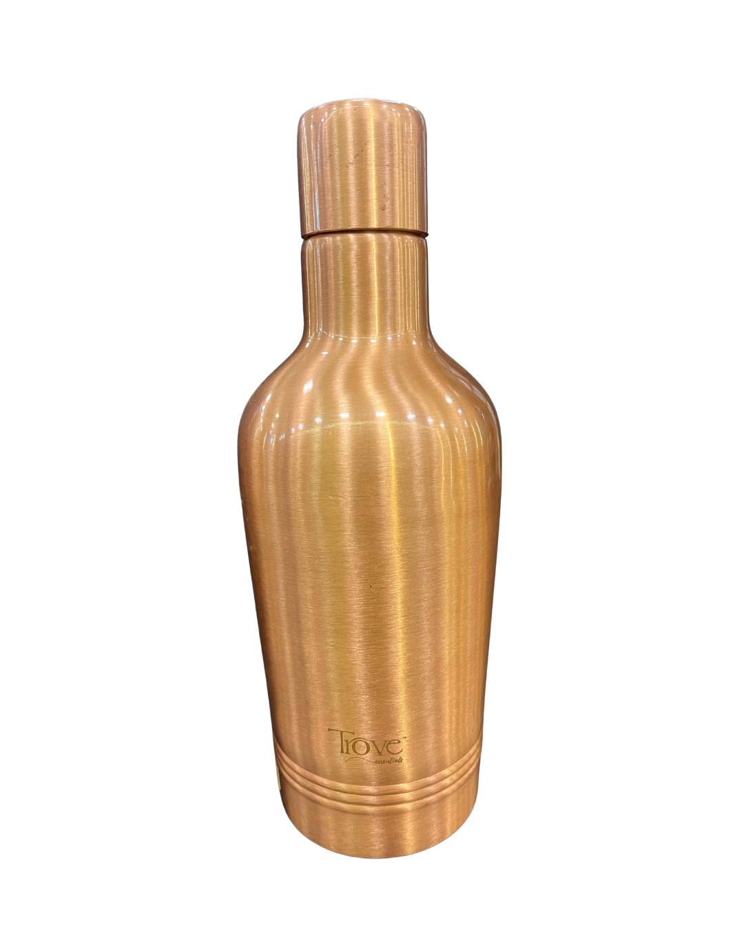 Trove® Premium Smooth Finish Copper Water Bottles – Set of 2 (Matte & Glossy) - Image 3