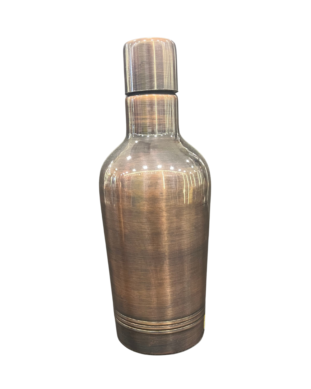 Trove® Premium Smooth Finish Copper Water Bottles – Set of 2 (Matte & Glossy) - Image 2