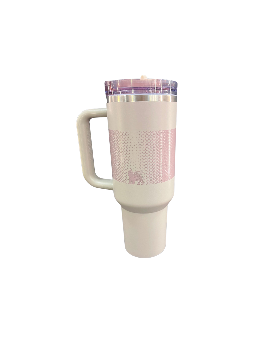 STANLEY® 40oz Quencher Tumbler with Handle & Straw Lid – Pink Sand Edition - Image 2