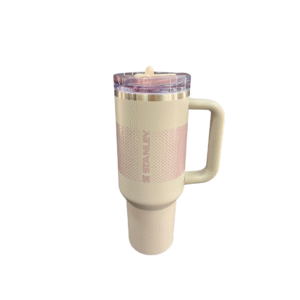 STANLEY® 40oz Quencher Tumbler with Handle & Straw Lid – Pink Sand Edition