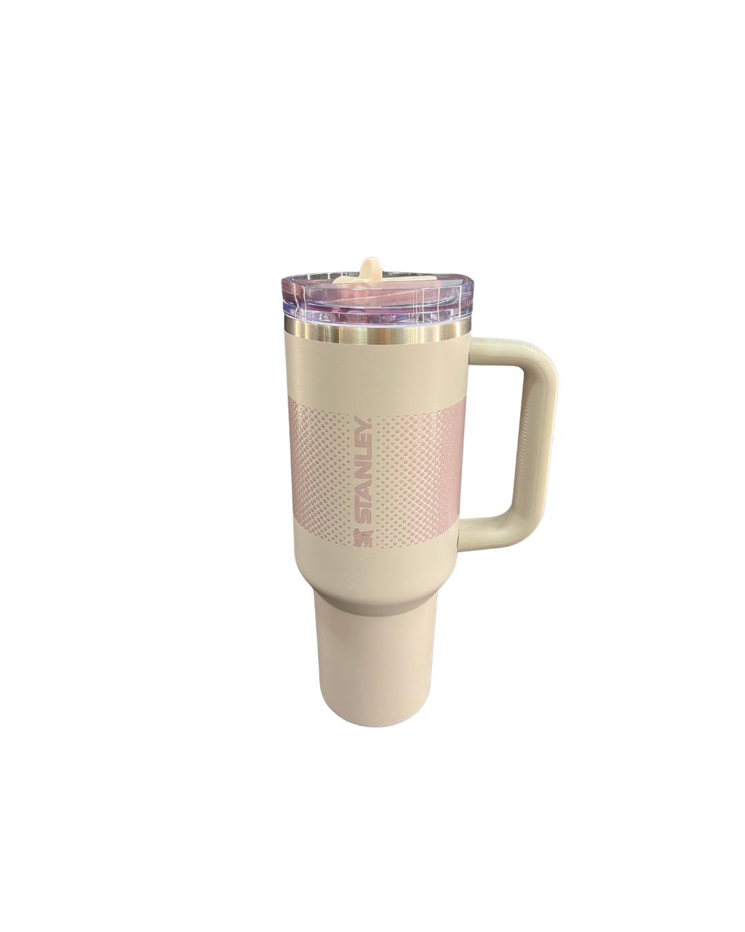 STANLEY® 40oz Quencher Tumbler with Handle & Straw Lid – Pink Sand Edition