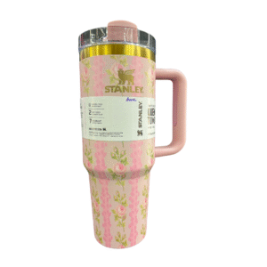 Stanley The Flow State™ Quencher H2.0 Tumbler – 40 oz (1.18L) – Pink Floral Vintage Edition