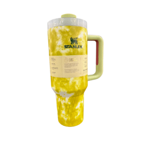 Stanley The Flow State™ Quencher H2.0 Tumbler – 40 oz (1.18L) – Sunshine Tie-Dye Edition (Yellow/White)