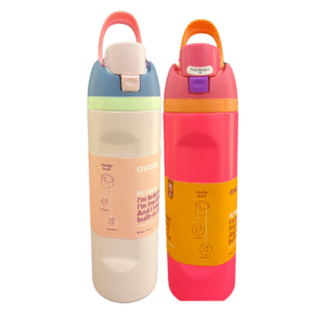 Owala Free Sip Insulated Stainless Steel Water Bottle – 24 oz (710 ml) – Set of 2 (Multicolor)