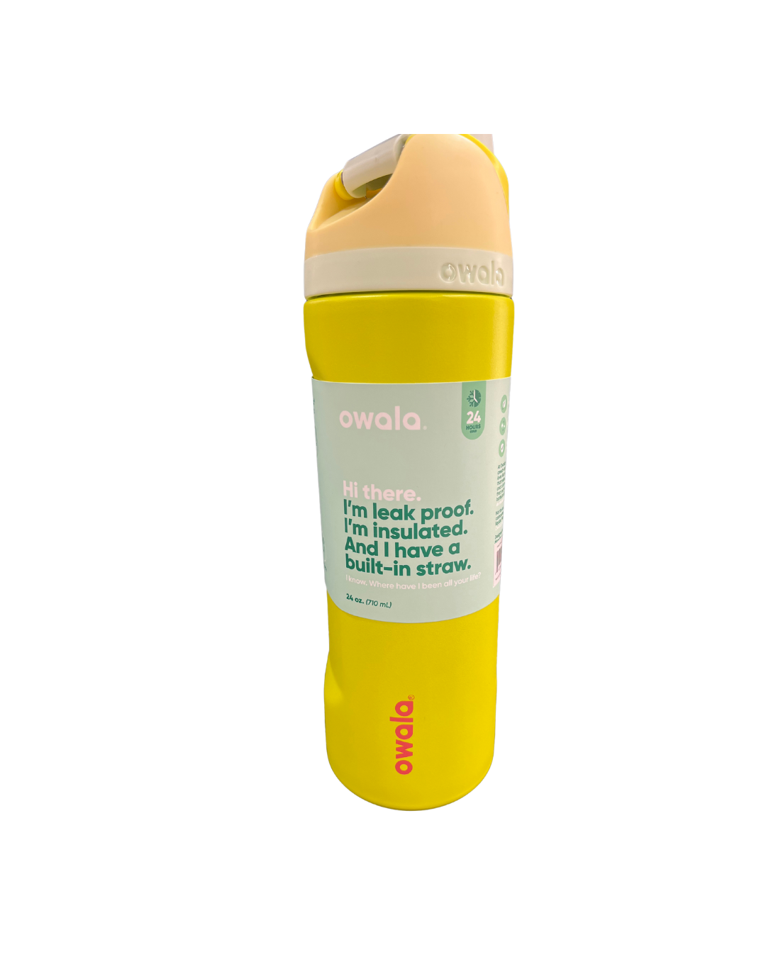 Owala Free Sip Insulated Stainless Steel Water Bottle – 24 oz (710 ml) - Image 2